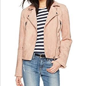 NWT Members Only Faux-Suede Bikers Jacket Sz M